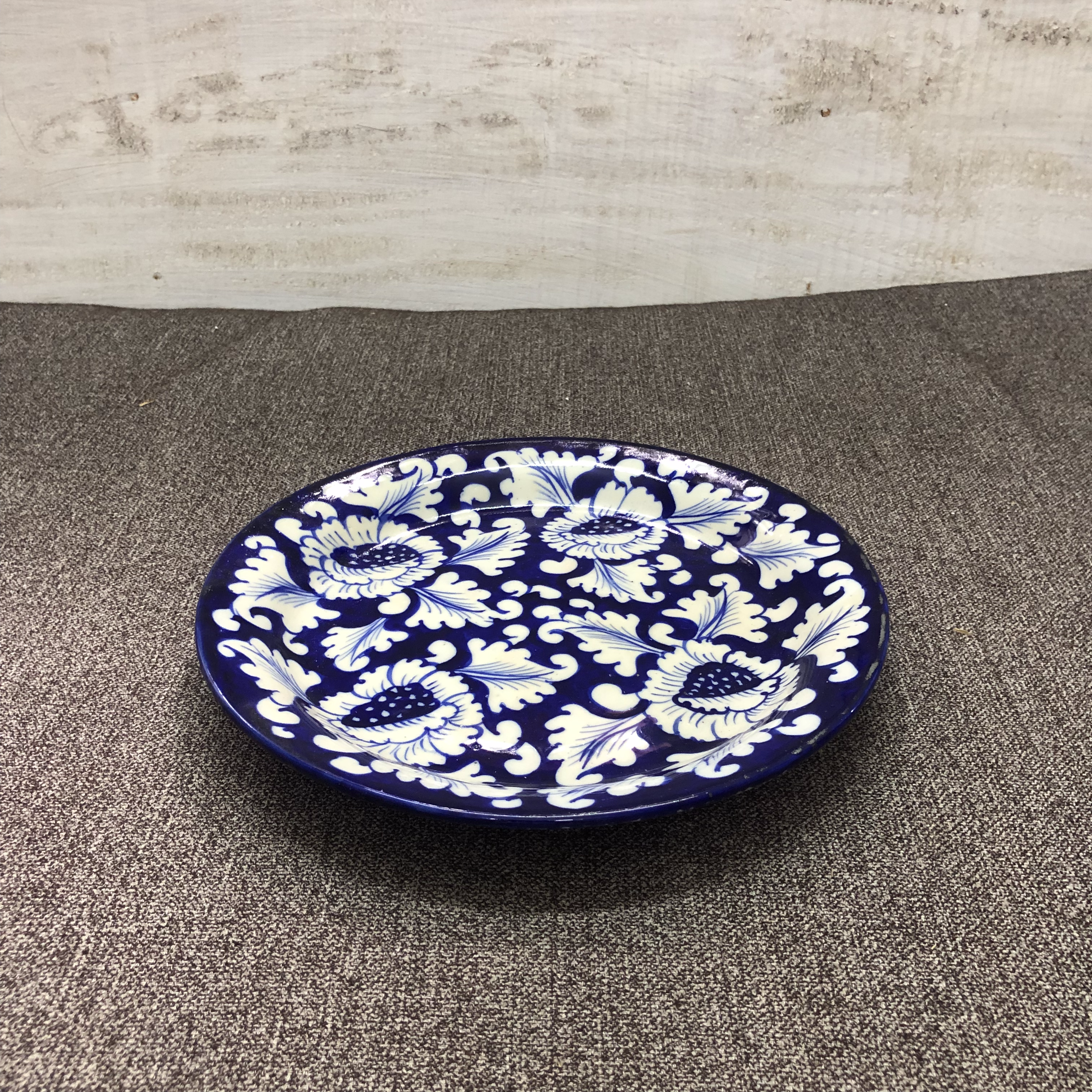 Blue Flower Quarter Plate