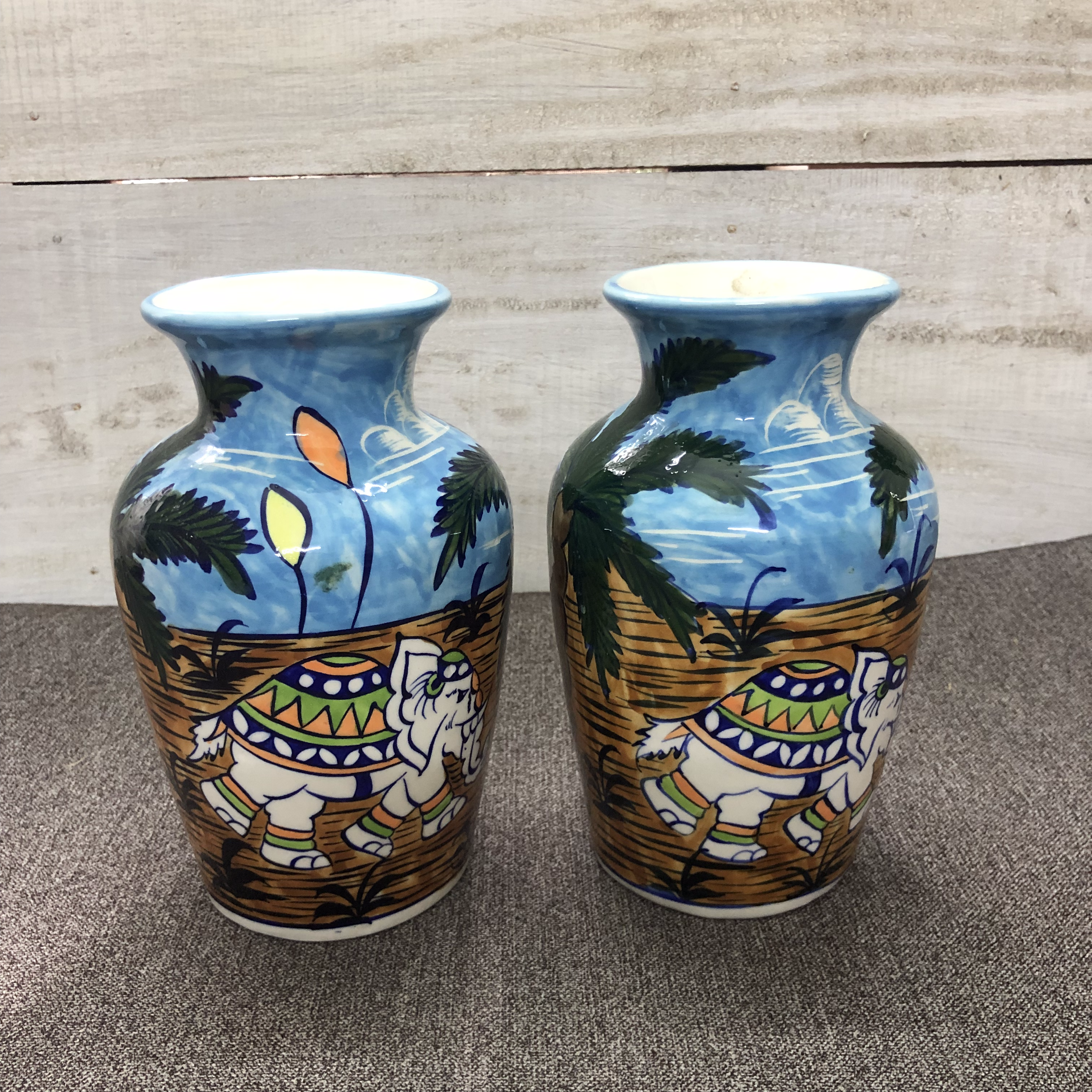 Elephant Small Vase-Set of 2