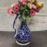 Serina Blue Surahi Vase