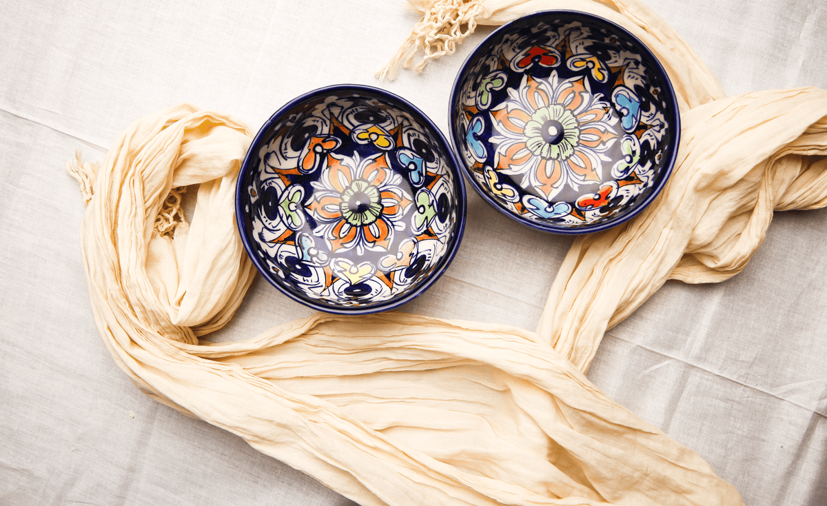 Explore Blue Pottery Multan – Handcrafted Crockery | Arraish