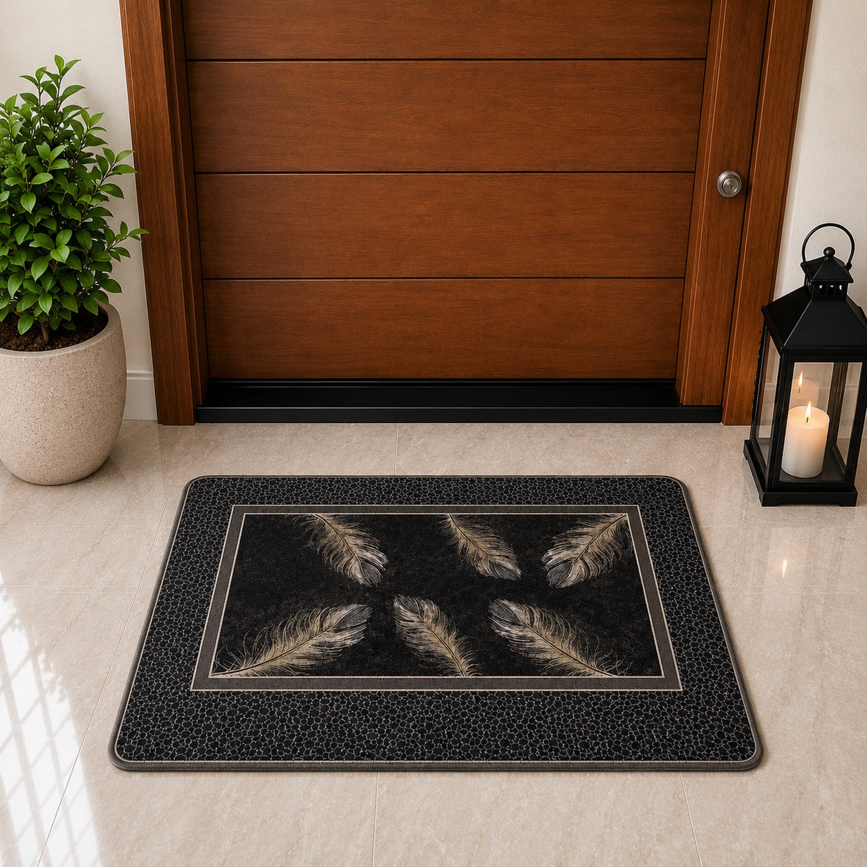 Mosaic Design Door Mat