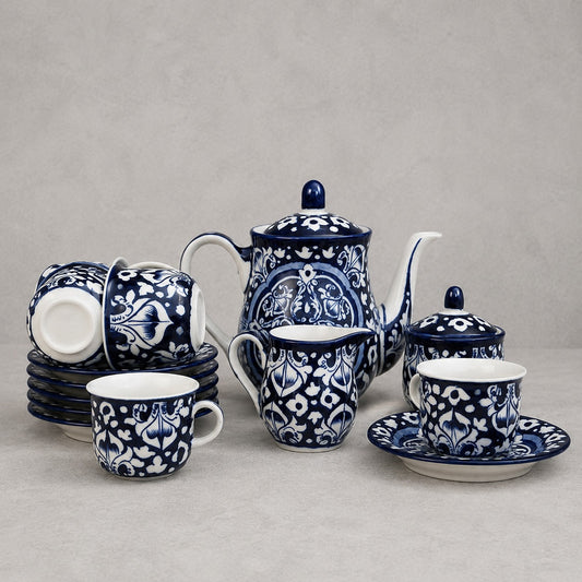 Blue Celico Tea Set