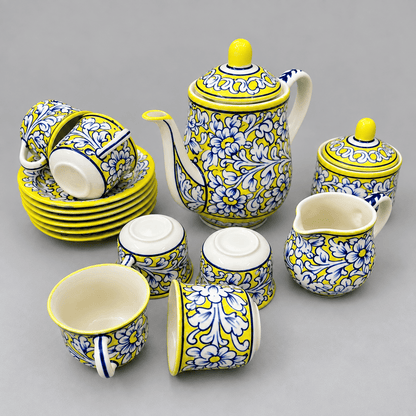 Yellow Tone Tea Set
