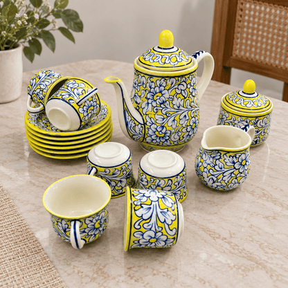 Yellow Tone Tea Set