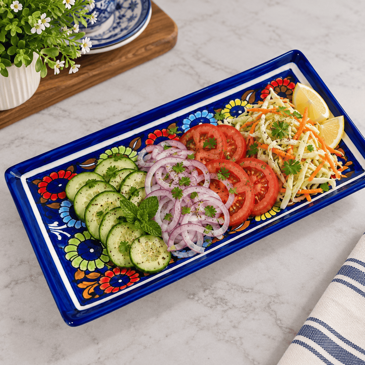 Jungle Flower Salad Dish