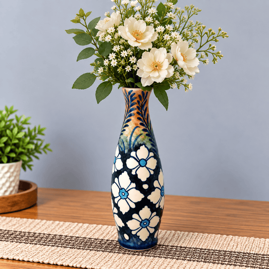 New Black Flower Long Vase