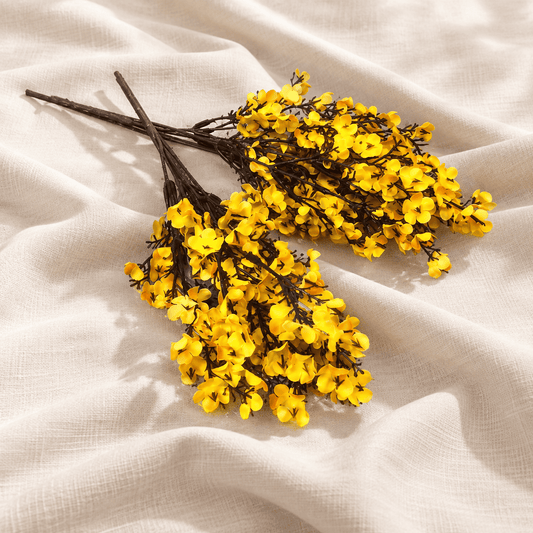 Yellow Artificial Flower Bunch