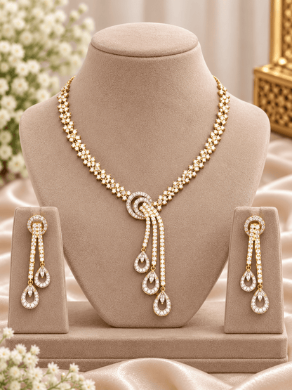 Golden Indian Premium Jewelry Set