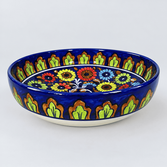 Jungle Flower Serving Bowl