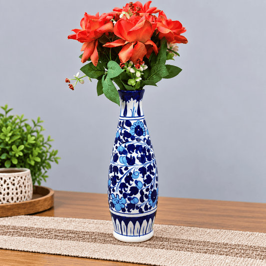 Light Serina Blue Long vase