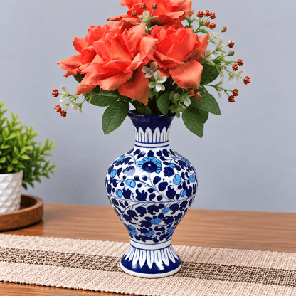Light Serina Blue Large Surahi Vase