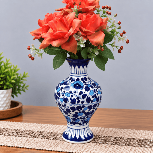Light Serina Blue Large Surahi Vase