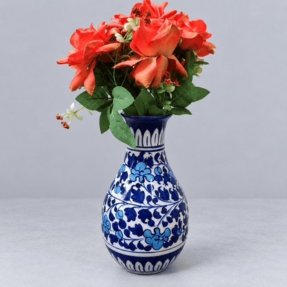 Light Serina Blue Flower Vase