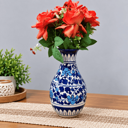 Light Serina Blue Flower Vase