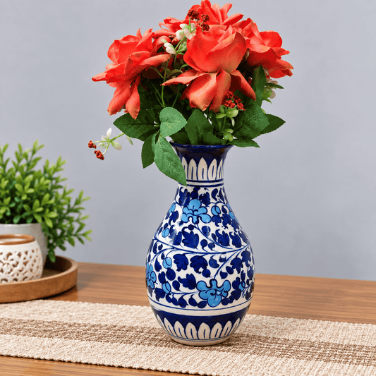 Light Serina Blue Flower Vase