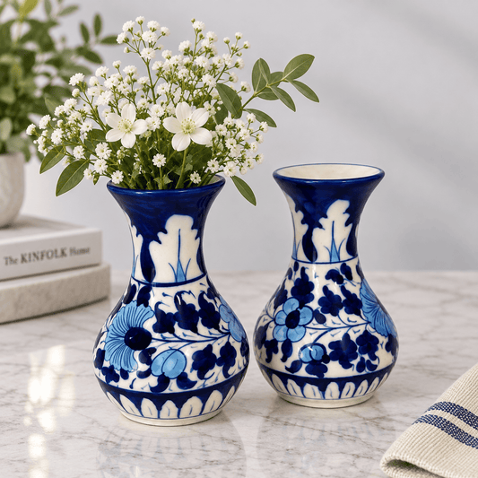 Light Serina Blue Tiny Vase - Set of 2