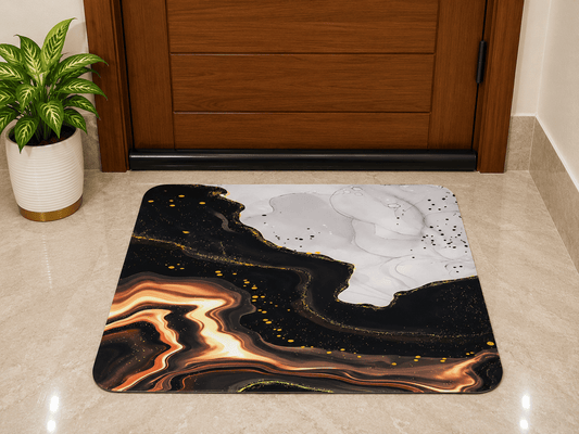 Leaf Pattern Door Mat