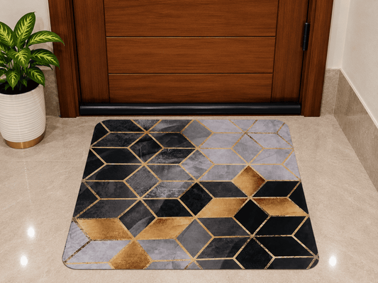 Elegant Scroll Door Mat