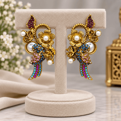 Multi-Color Turkish Drop Earrings