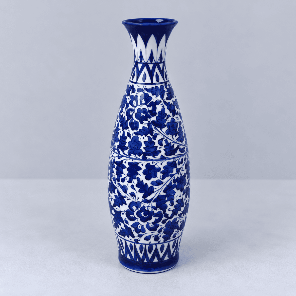 Serina Blue Long Vase