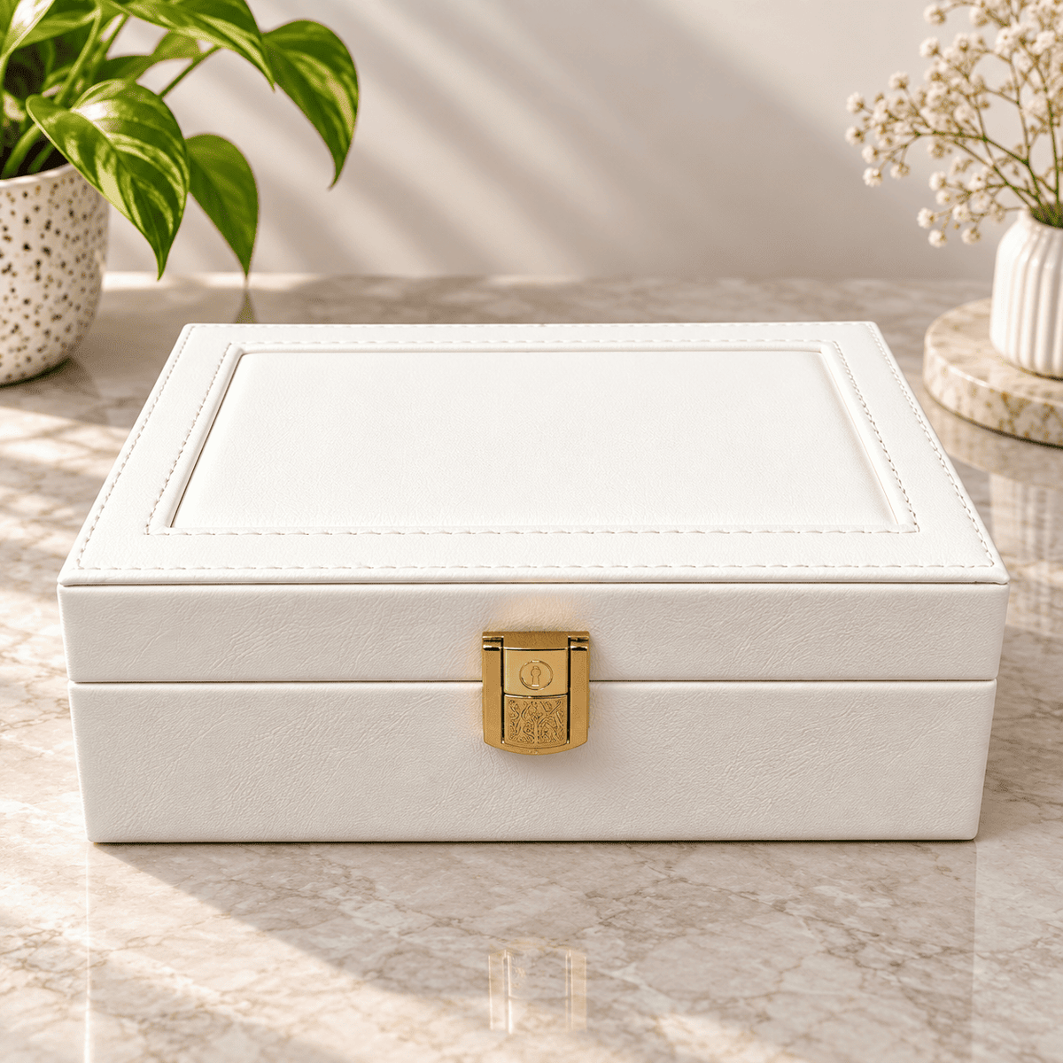 Ivory Elegance Jewellery Box