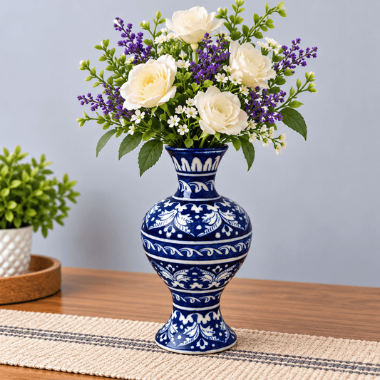 Blue Felicity Large Surahi Vase
