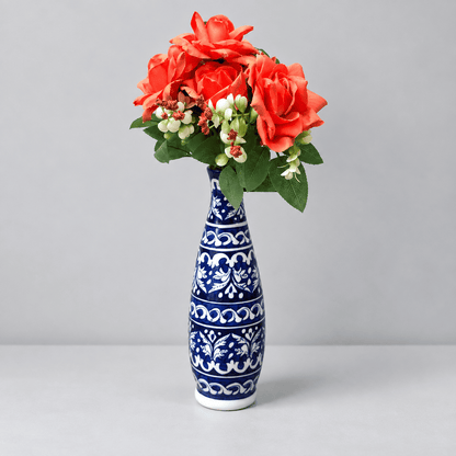 Blue Felicity Long Vase