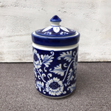 Blue Flower Medium Jar