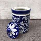 Blue Flower Medium Jar
