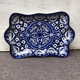 Blue Celico Small Rectangle Dish