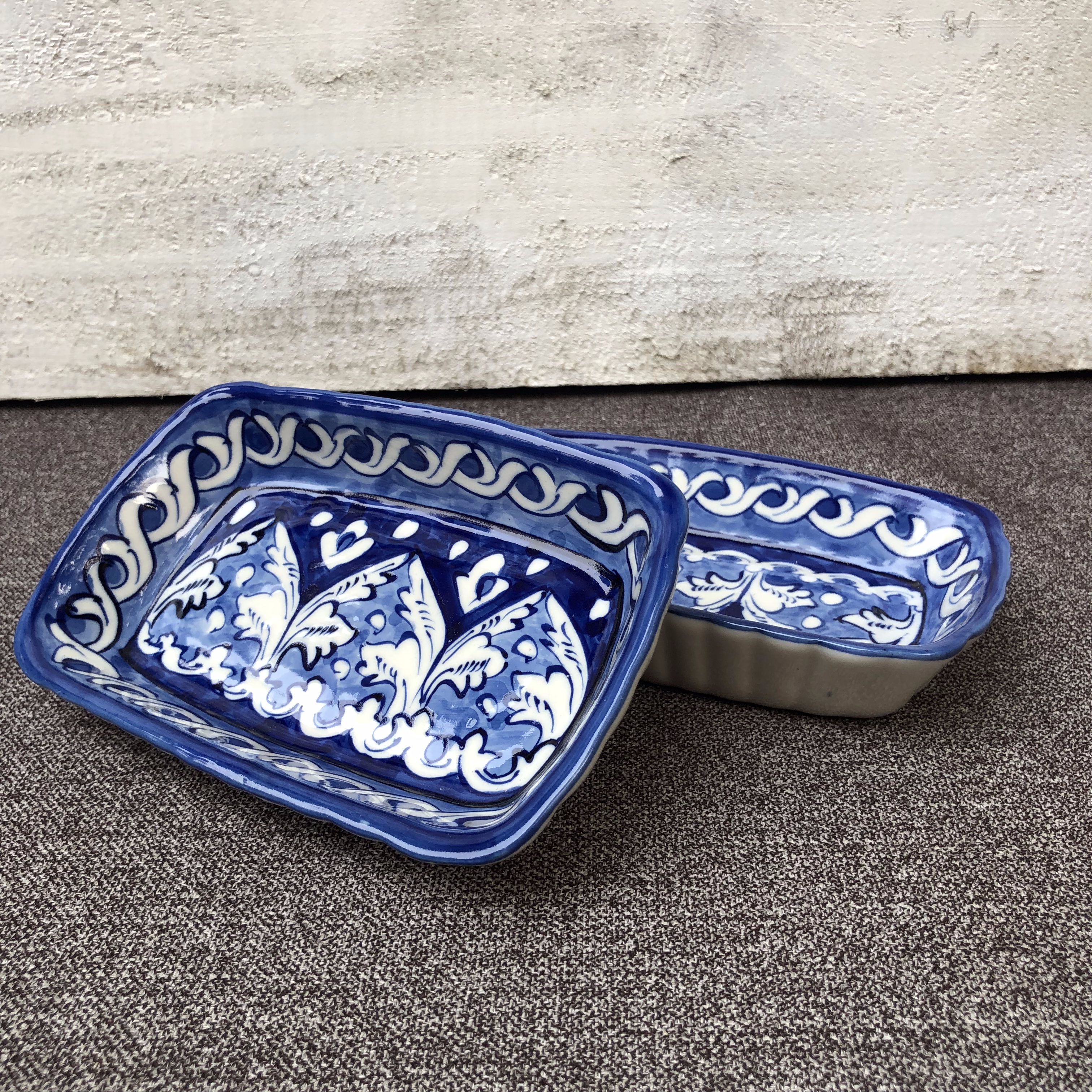 Blue Felicity Small Serving Dish - Set of 2