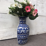 Blue Felicity Large Bottle Hanging Planter