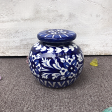 Kashmir Blue Storage Jar