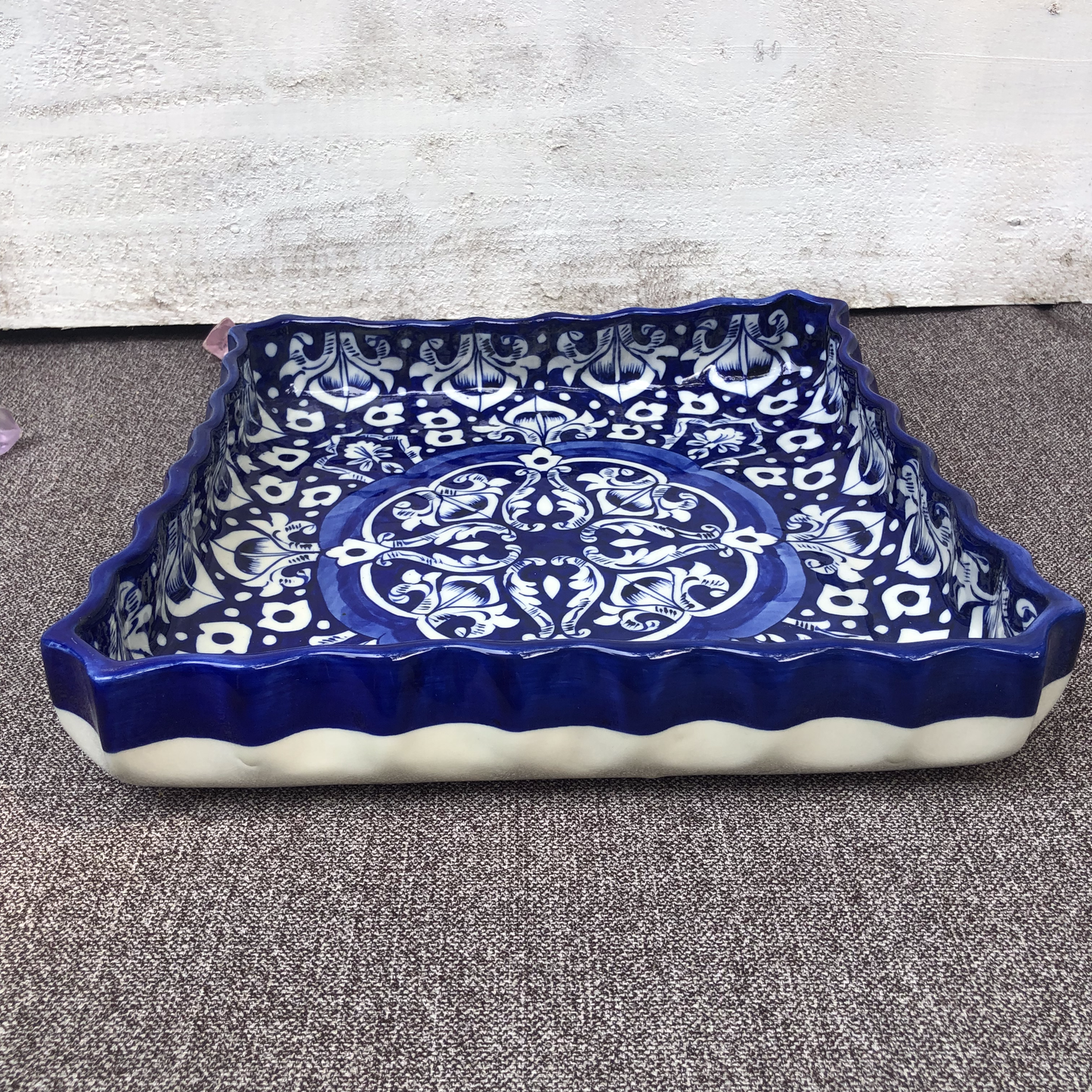 Blue Celico Medium Serving Dish