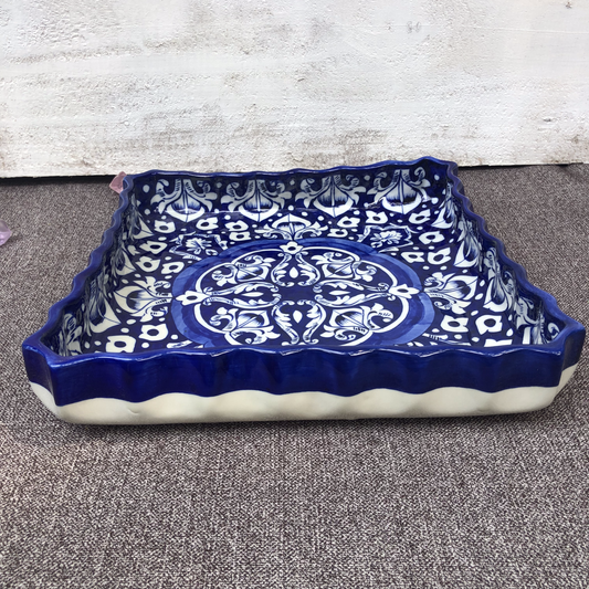 Blue Celico Medium Serving Dish