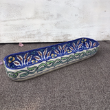 Green Flower New Serving Dish