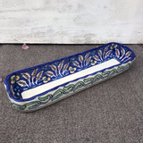 Green Flower New Serving Dish