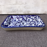 Blue Flower Large Serving Dish