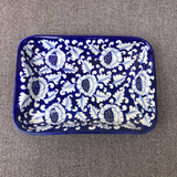 Blue Flower Large Serving Dish