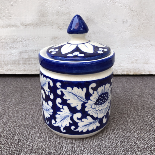 Blue Flower Small Jar