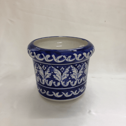 Ceramic Blue Felicity Medium Planter
