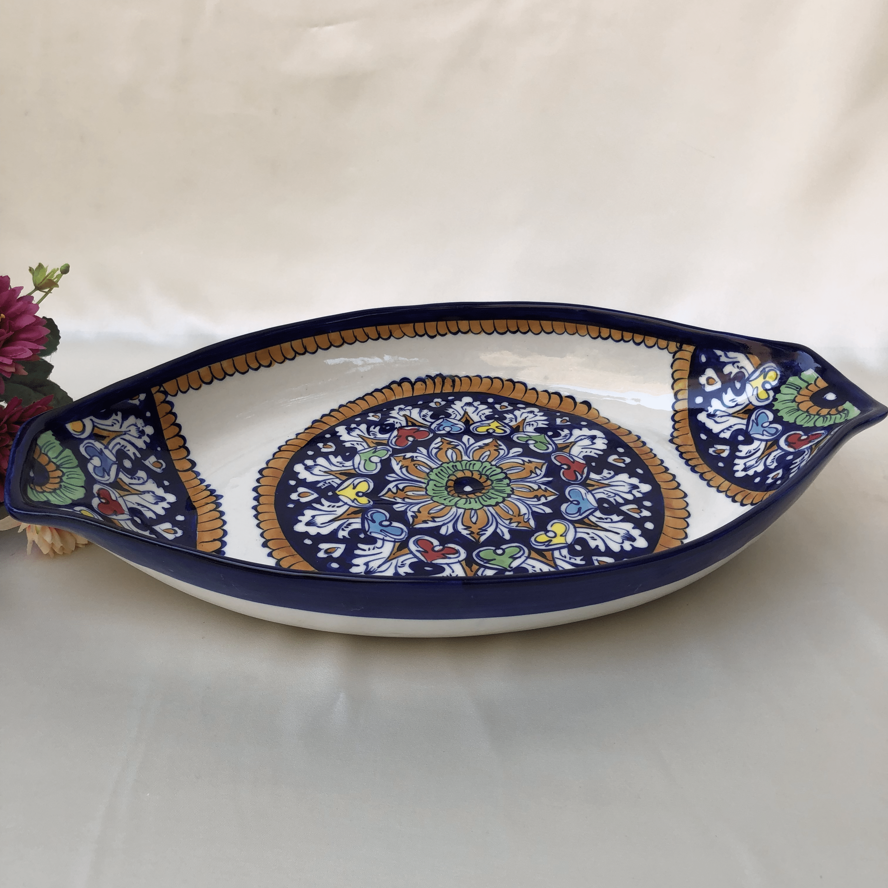 Ceramic New Tranquility Oval Dish