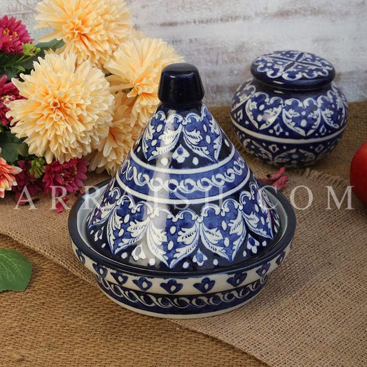 Ceramics Blue Felicity Bowl with Cap