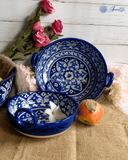 Ceramics Blue Felicity Ceramic Karahi - Set of 2