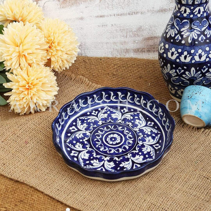 Buy Blue Pottery Serving Dishes Online in Pakistan Arraish