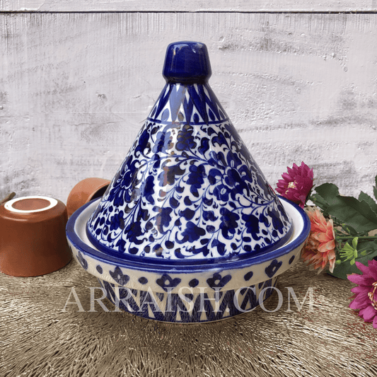 Ceramics Serina Blue Bowl with Cap