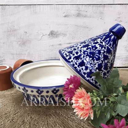 Ceramics Serina Blue Bowl with Cap
