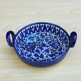 Ceramics Serina Blue Ceramic Karahi