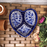 Ceramics Serina Blue Dry Fruit Serving Dish