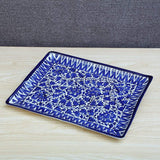 Ceramics Serina Blue Flat Dish